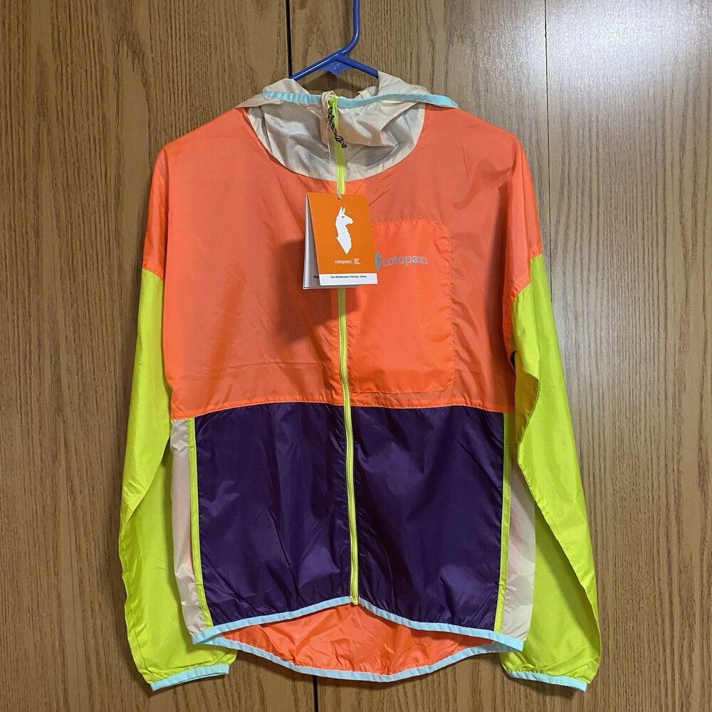 NWT Cotopaxi Women’s XS Teca Full Zip Windbreaker Jacket Boardwalk